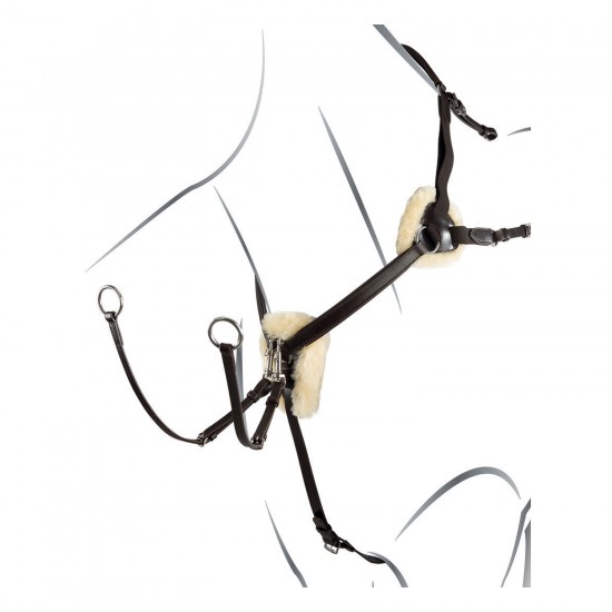 MARTINGALA EQUESTRO DA CACCIA SALOME 5 PUNTE CON PELO STRAP