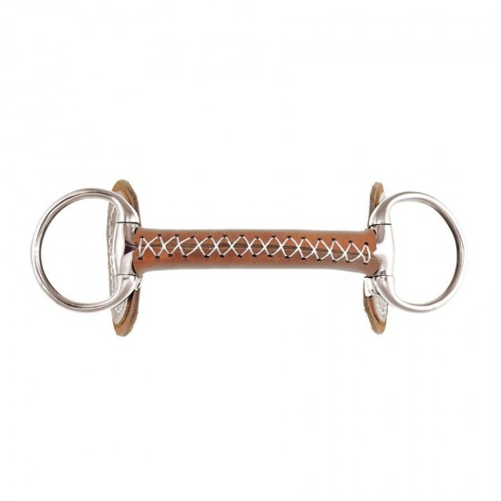 FILETTO AD OLIVA INTERO CON RIVESTIMENTO IN CUOIO.  UMBRIA EQUITAZIONE