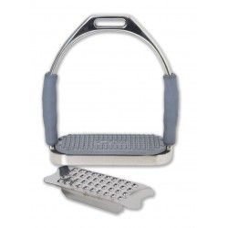 STAFFE MONTA INGLESE PER CAVALLO DI SICUREZZA TATTINI IN ACCIAIO INOX A SNODO 