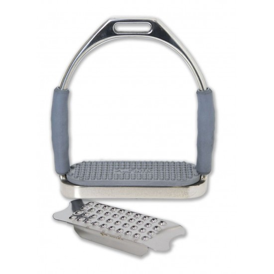 STAFFE MONTA INGLESE PER CAVALLO DI SICUREZZA TATTINI IN ACCIAIO INOX A SNODO 