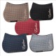 Sottosella cotone imbottito per cavallo monta inglese rettangolare Equiline Octagon BANKSIA 