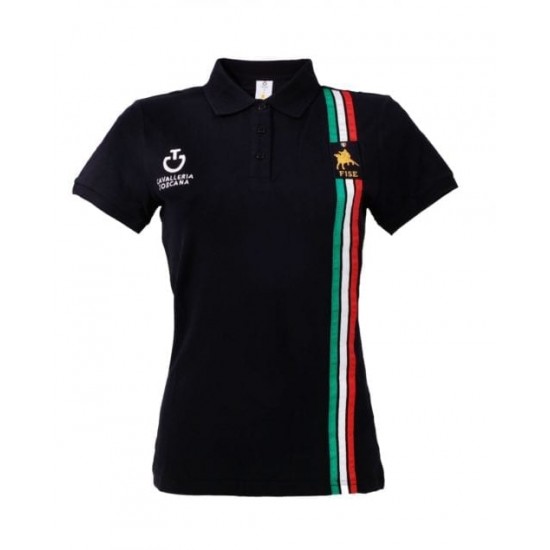 Polo donna Cavalleria Toscana per FISE equitazione monta inglese 