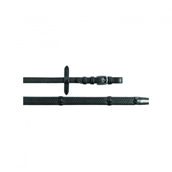 REDINI MONTA INGLESE CON TACCHE IN GOMMA ANTISCIVOLO RESISTENTE MODELLO KRIS PLUS NP FINALI IN CUOIO FIBBIE NICHELATE