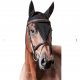 Cuffietta Equiline insonorizzata modello Ruben SoundLess Ear Net per cavallo, con tirante per briglia