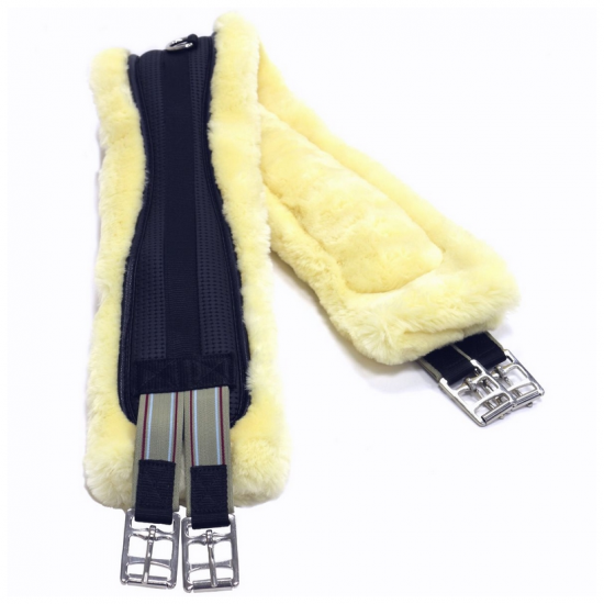 SOTTOPANCIA PER CAVALLO MONTA INGLESE IN NEOPRENE FODERATO CON AGNELLO SINTETICO