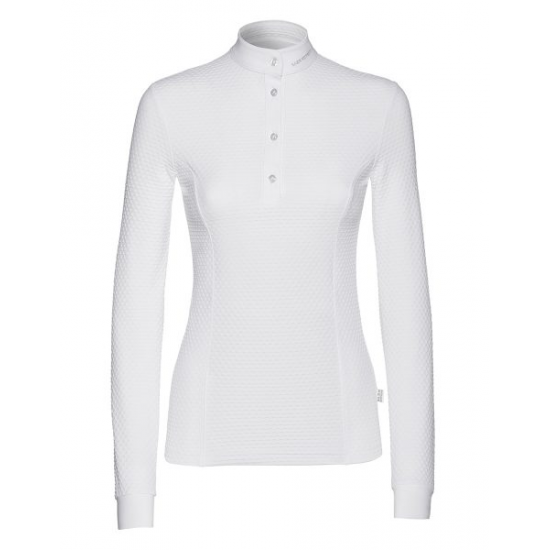 POLO COMPETIZIONE EQUITAZIONE MONTA INGLESE DONNA DUNA SARM HIPPIQUE MORBIDISSIMA