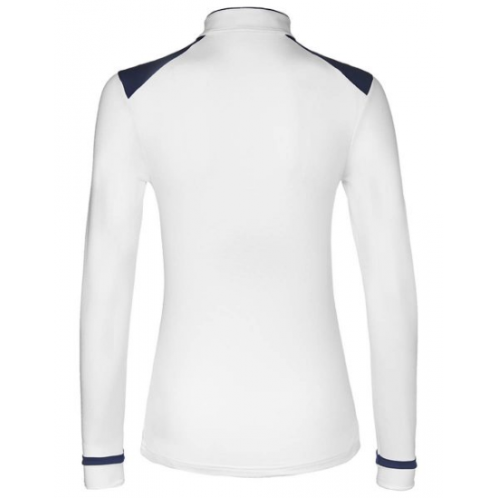 POLO DONNA EQUITAZIONE MONTA INGLESE CONCORSO LARA SARM HIPPIQUE IN MICROFIBRA 