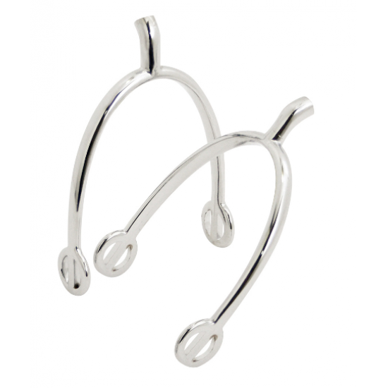 Speroni in metallo cromato con gambo dritto UOMO, DONNA, BIMBO