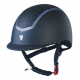 Cap Tattini Con Rivestimento Gommato E Placca Glitter casco equitazione finemente bordata