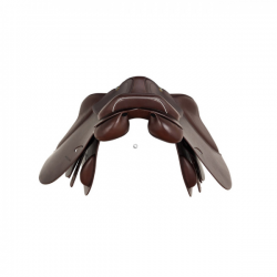 Sella SALTO OSTACOLI per cavallo equitazione nuovo Prestige Roma jump con staffe e staffili in omaggio OCCASIONE