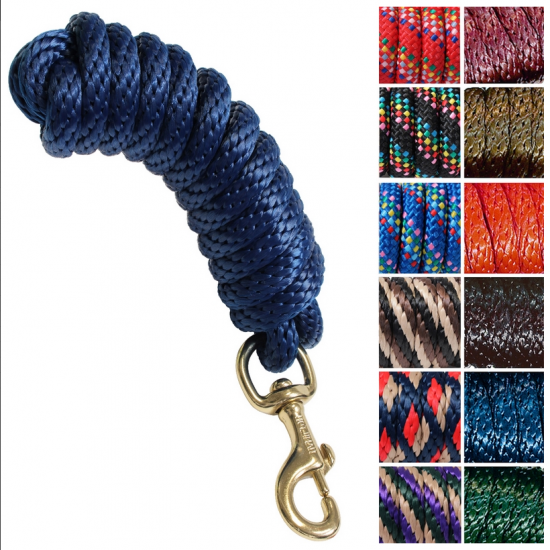 LUNGHINA PER CAVALLO TONDA HAMILTON CM 300 MOSCHETTONE OTTONE