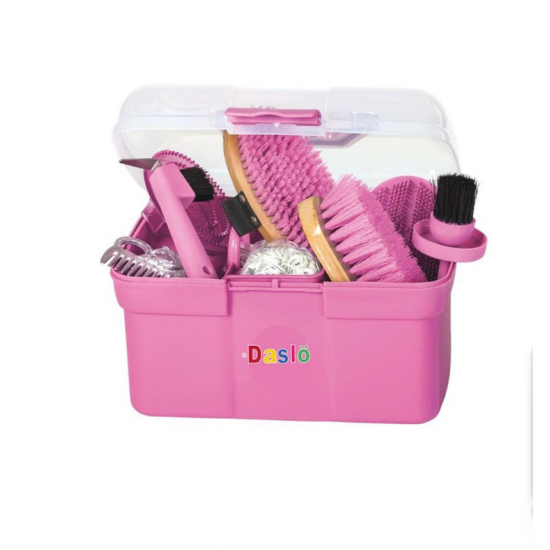BAULETTO PORTAOGEGTTI PER CAVALLO GROOMING BOX PER BAMBINO DASLO