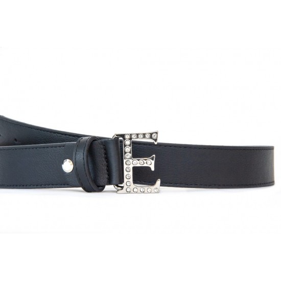 CINTURA INN CUOIO EQUILINE FEMMINILE CON BRILLANTINI SULLA FIBBIA