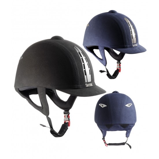 CAP EQUITAZIONE  TATTINI PRO CON RIVESTIMENTO IN MICROFIBRA