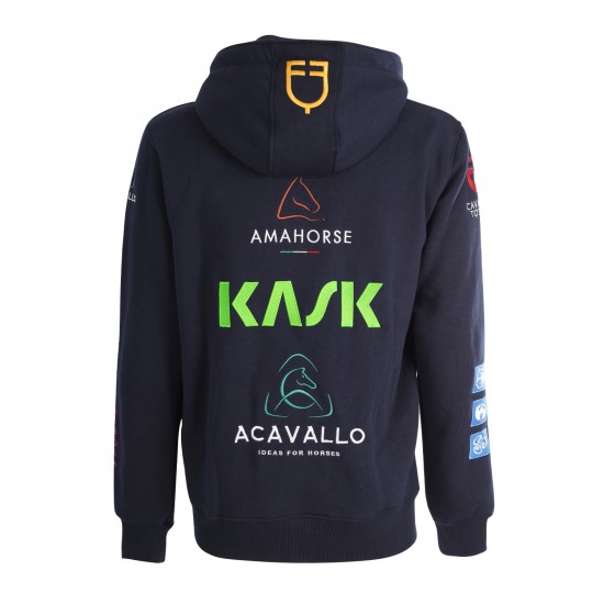 FELPA UOMO EQUITAZIONE MULTILOGO 