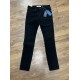 PANTALONE DONNA WRANGLER IN TESSUTO MOLLY SLIM LEG COLORE NERO W29 L34 