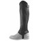 GHETTA GAMBALE EQUITAZIONE PER CAVALIERE MONTA INGLESE EQUESTRO MOD.PIPING CUOIO