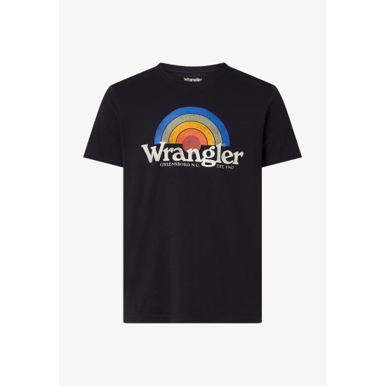 Maglia mezza manica Wrangler SUNRISE - T-shirt con stampa cotone 