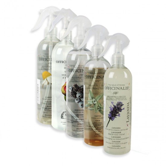 OFFICINALIS SHAMPOO A SECCO PER CAVALLI  LAVANDA BIO manto delicato