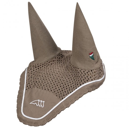 Cuffietta Equiline modello Egrit, novità primavera/estate 2022. Realizzata in tessuto elasticizzato e traspirante, protegge il cavallo dagli insetti.