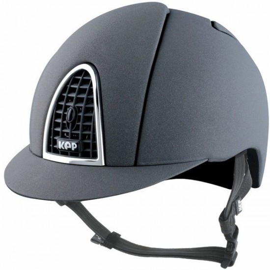 CASCHI equitazione KEP ITALIA CROMO TEXTILE casco superior helmets cornice cromata monta inglese
