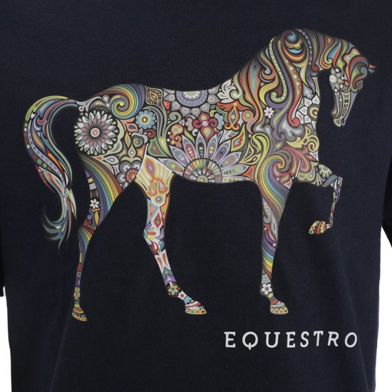 T-SHIRT BIMBO/A CAVALLINO Maglia a mezze maniche realizzata in cotone