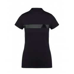 Cavalleria Toscana donna Cotton T-shirt With Revolution Stripe Logo