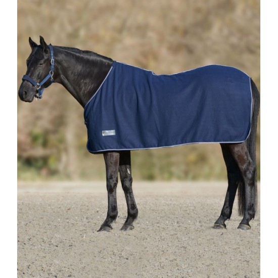 Pile per cavallo Classica coperta in Fleece con allacciature semplici sul petto e passacoda