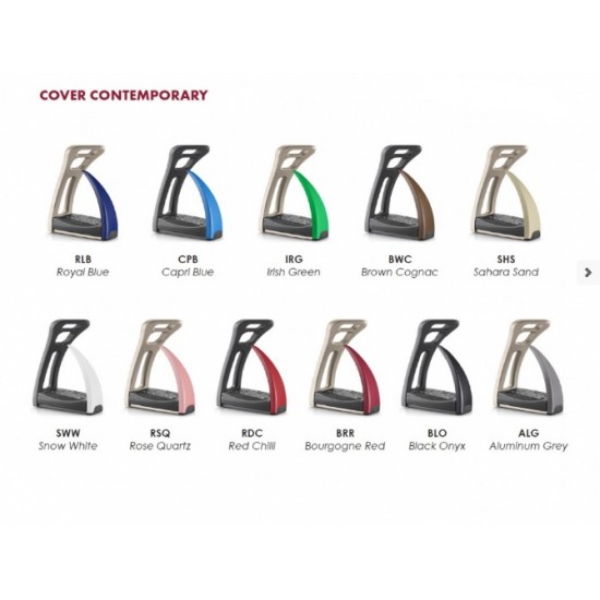 Kit cover Contemporary per staffe Safe Riding S1 e S2. Il prezzo è riferito alla coppia.