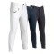 Pantaloni cotone equitazione monta inglese Daslö bambino/a, 4 stagioni per stivale