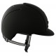 KEP ITALIA CROMO TEXTILE casco superior helmets cornice cromata monta inglese CINTURINO nero IN PELLE con Crystal Swarovski Fabric