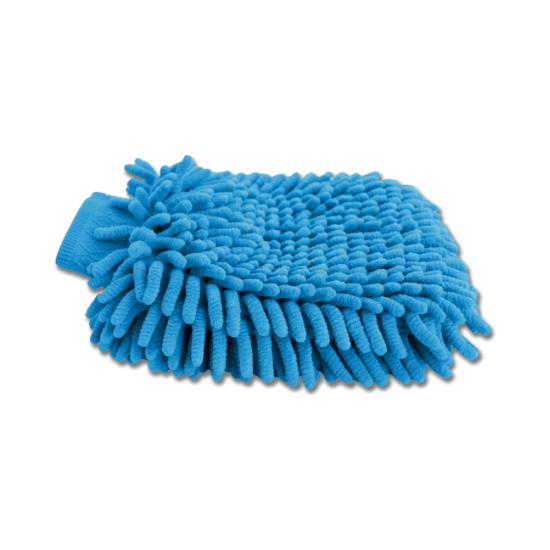 Spugna Guanto per la pulizia in microfibra attraggono lo sporco come una calamita. 