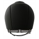 KEP ITALIA CROMO TEXTILE casco superior helmets cornice cromata monta inglese CINTURINO nero IN PELLE con Crystal Swarovski Fabric