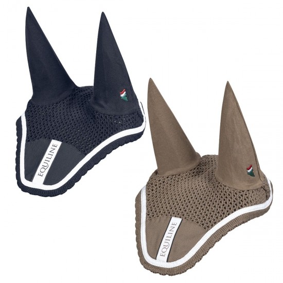 Cuffietta Equiline modello Elek, novità primavera/estate 2022. Realizzata in tessuto elasticizzato e traspirante