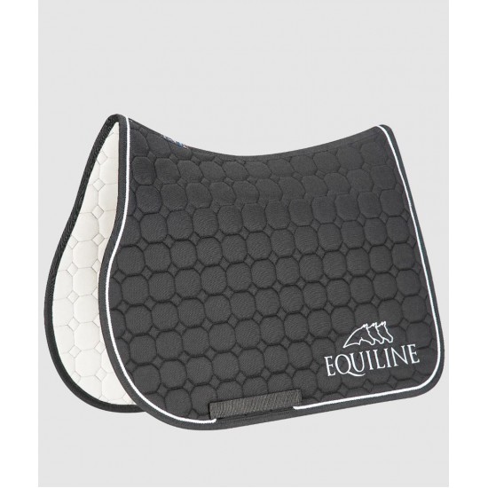 SOTTOSELLA salto ostacoli PER CAVALLO EQUILINE MOD. OUTLINE MONTA INGLESE RETTANGOLARE CON RICAMO 