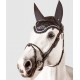 Cuffia per cavallo Equiline modello Outline, modello con logo e ricamo Equiline