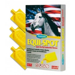 EQUI-SPOT 1x10 ml INSETTICIDA INSETTOREPELLENTE GOCCIE PER CAVALLI confezione da 3 fialette 