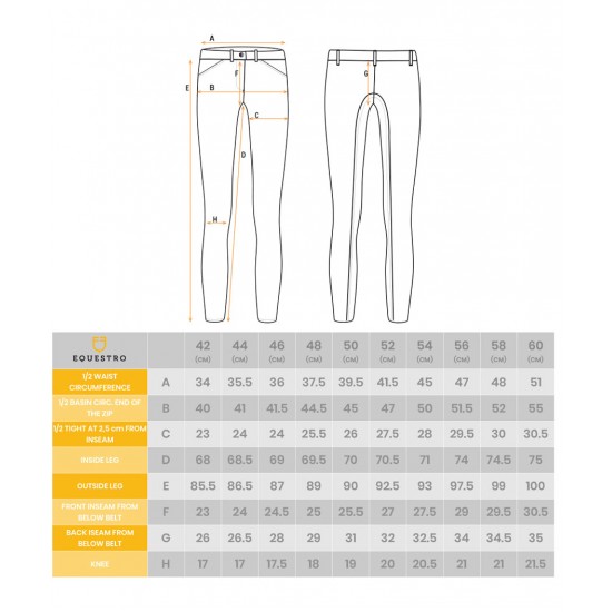  Pantaloni equitazione da uomo ARES aderenti e anatomici con pinces Ideati per tutti cavalieri. Utilizzabili in tutte le stagioni! Aderiscono perfettamente alla gamba senza limitare la libertà di movimento.