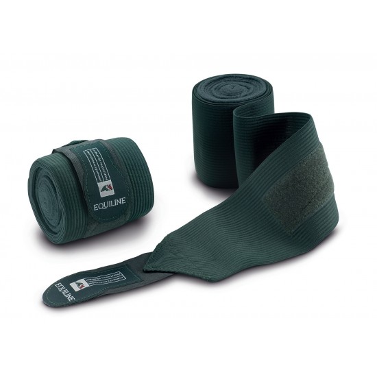 FASCE DA LAVORO IN ELASTICO EQUILINE WORK BANDAGE PER CAVALLI INTERNO IN PILE ANTISTATICO CHIUSURA IN VELCRO