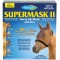 Maschera super resistente per cavallo antinsetti Supermask II CR W/orecchie bordo in ecopelliccia colore Cheetah Leopardata 