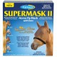 Maschera super resistente per cavallo antinsetti Supermask II CR W/orecchie bordo in ecopelliccia colore Cheetah Leopardata 