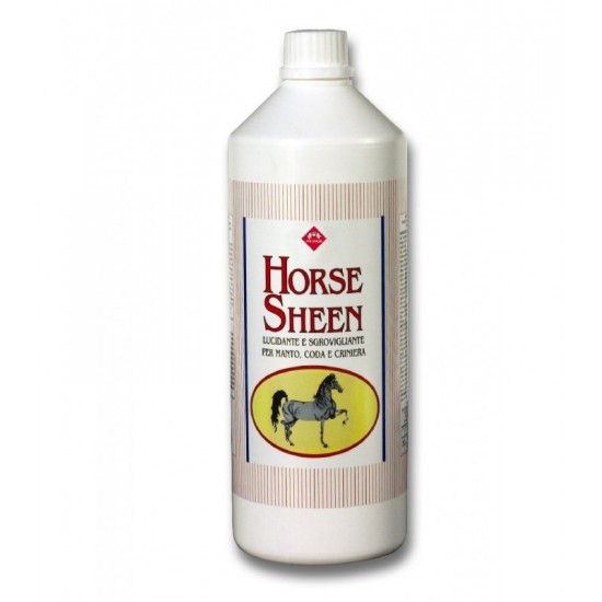 HORSE SHEEN FM ITALIA 1000 ml districante lucidante spray per montello e crini del cavallo