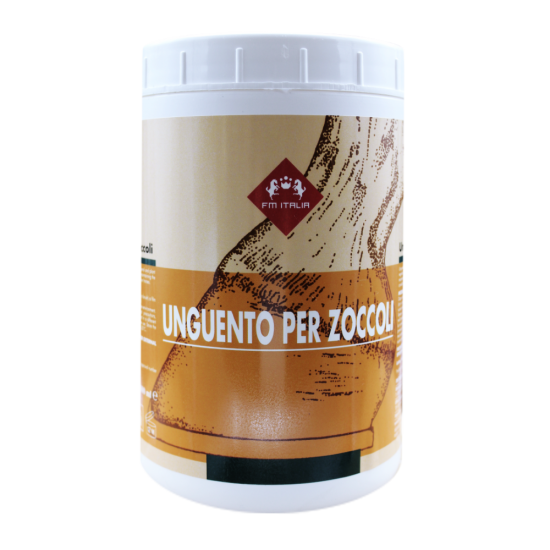 FM Italia unguento grasso per zoccoli del cavallo naturale GIALLO  1000ML.