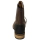 Stivali western Barkley Boot & Co., modello L970 lacer con punta tonda e media altezza, in cuoio di vitello ingrassato, con lavorazione completamente italiana 100%,