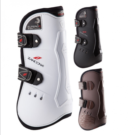 paratendini ZANDONA SUPERIOR AIR VELCRO TENDON PROTEZIONI EQUITAZIONE MONTA INGLESE PER CAVALLO