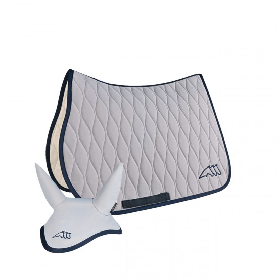 SOTTOSELLA DA SALTO TRAPUNTA ALVEOLAR CON CUFFIA EQUILINE in tessuto altamente traspirante, elasticizzato e con protezione ai raggi solari: UPF50+.