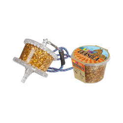 Dolcetto per cavalli Müsli Likit, 550 g  Riempito con gustosi cereali, tra cui: Mais, frumento, orzo e avena. 