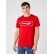 Maglia mezza manica Wrangler FRAME LOGO TEE - T-shirt con stampa 100% cotone biologico
