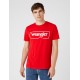 Maglia mezza manica Wrangler FRAME LOGO TEE - T-shirt con stampa 100% cotone biologico