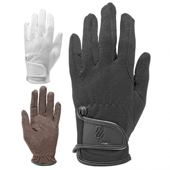 GUANTI EQUITAZIONE DA BAMBINO/A ELASTICIZZATI KID AMARA 